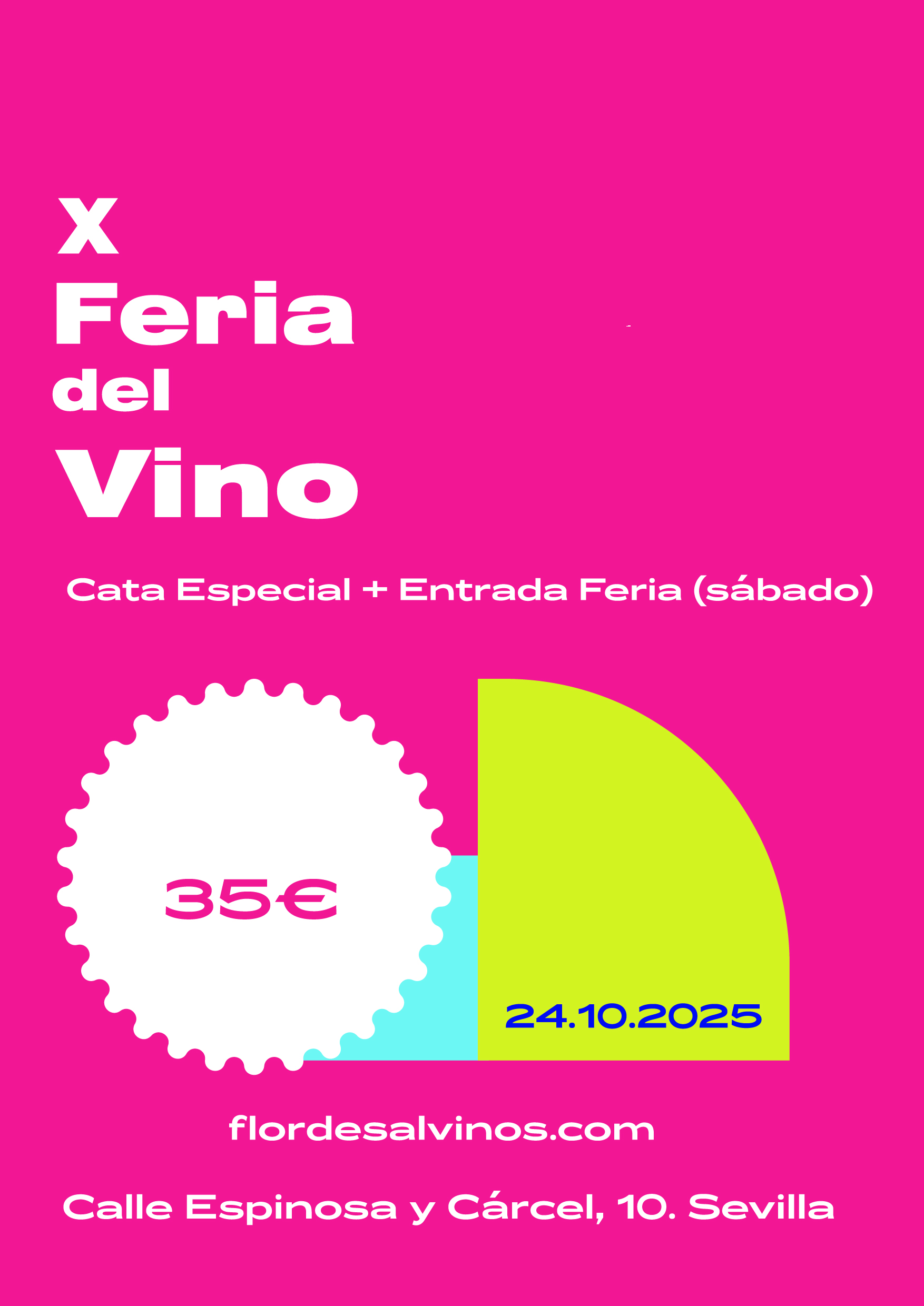 24 Octubre (Sáb) - FERIA DEL VINO + CATA ESPECIAL (sábado) - 11:30h